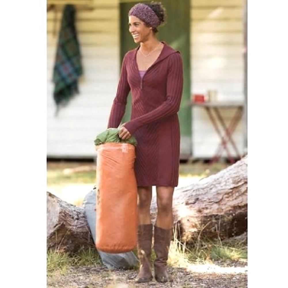 Athleta Wine Sweater Dress